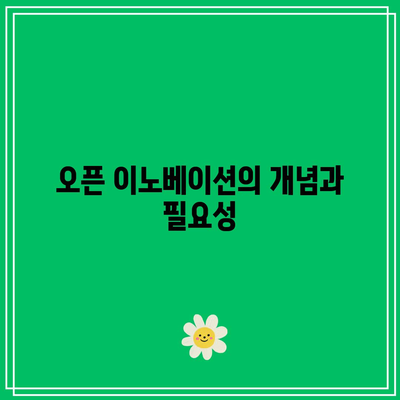 디지털화의 열쇠는 오픈 이노베이션