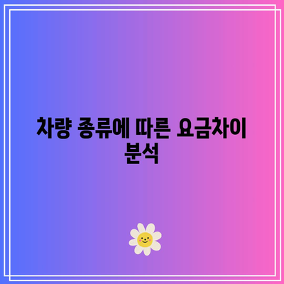 화물요금표를 참고한 충남 화물운송 비용 계산