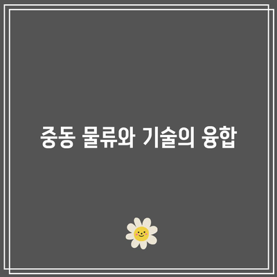 중동 화물 추적 및 모니터링: 배송 업데이트 유지하기