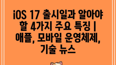 iOS 17 출시일과 알아야 할 4가지 주요 특징 | 애플, 모바일 운영체제, 기술 뉴스