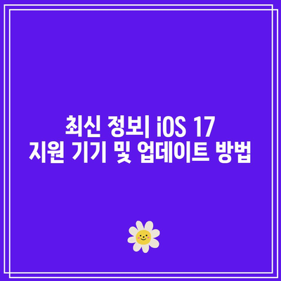 iOS 17 보안 업데이트| 중요한 새로운 기능 및 개선 사항 총정리 | 보안, 사용법, 최신 정보"