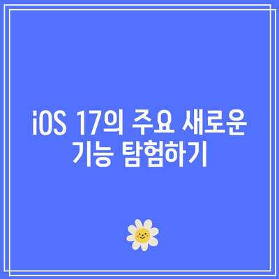 iOS 17 출시일 업데이트| 9월 중순 예상! 기대되는 새로운 기능은 무엇일까? | iOS 17, 애플 업데이트, 모바일 소식