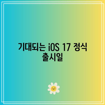 아이폰 iOS 17 베타의 모든 새로운 기능과 기대되는 출시일 | 애플, 소프트웨어 업데이트, 스마트폰 기술