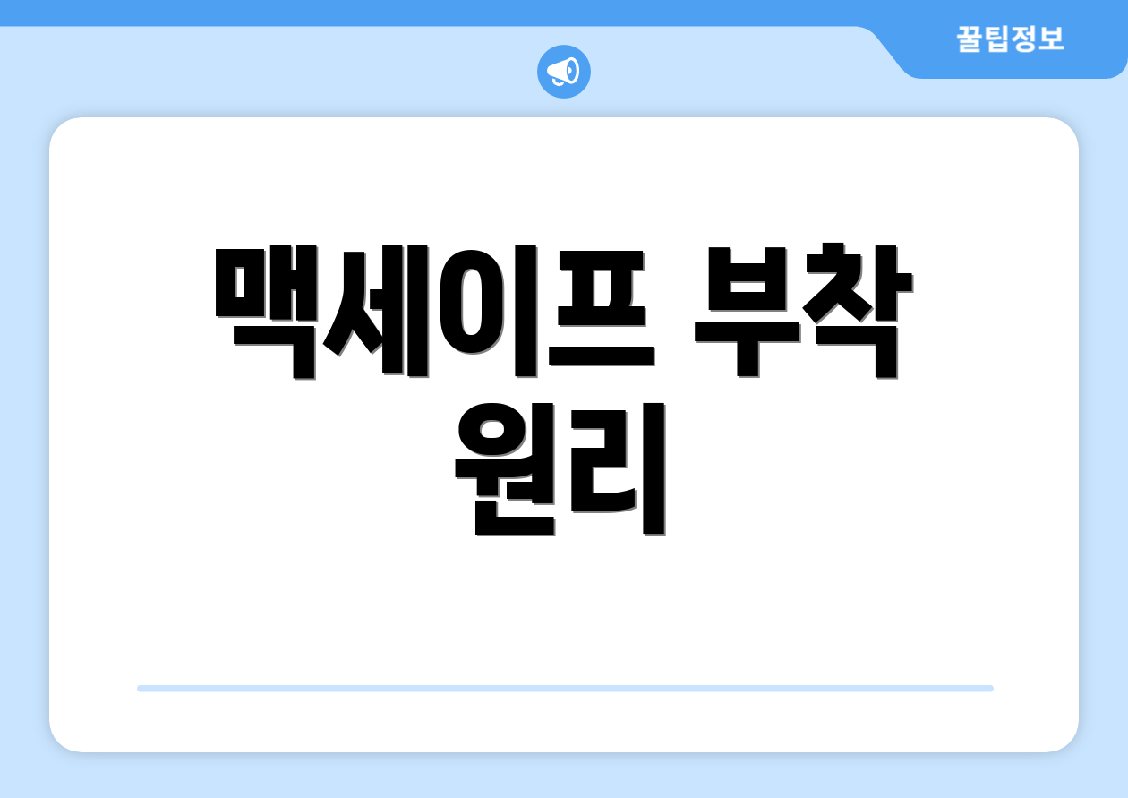 맥세이프 부착 원리
