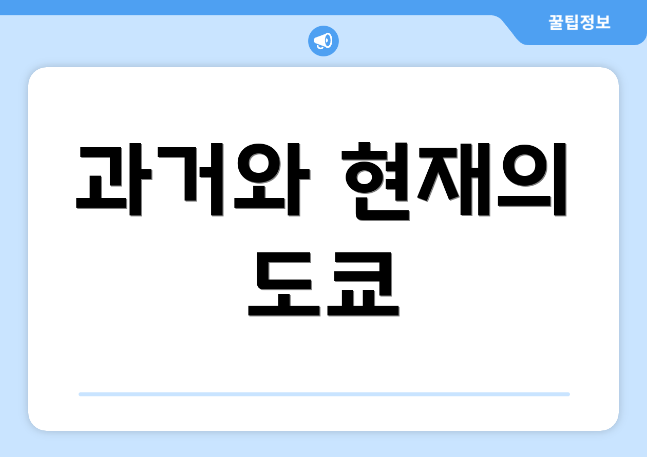 과거와 현재의 도쿄