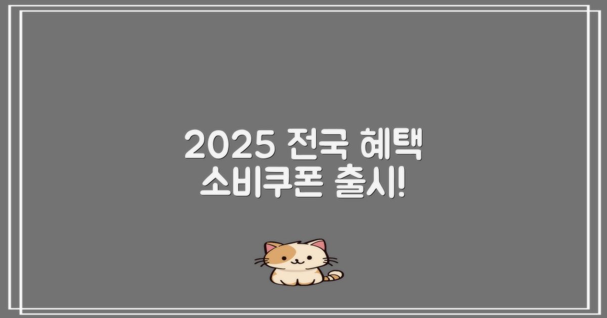 2025년 소비쿠폰: 전국에서 누리는 혜택