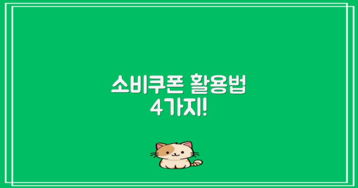 소비쿠폰 사용 가능성 4가지