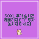 SOXL 주가 실시간 확인｜3배 레버리지 ETF 투자 포인트