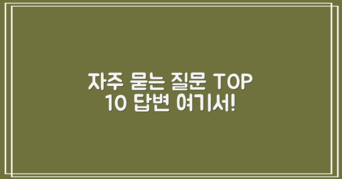 자주 묻는 질문