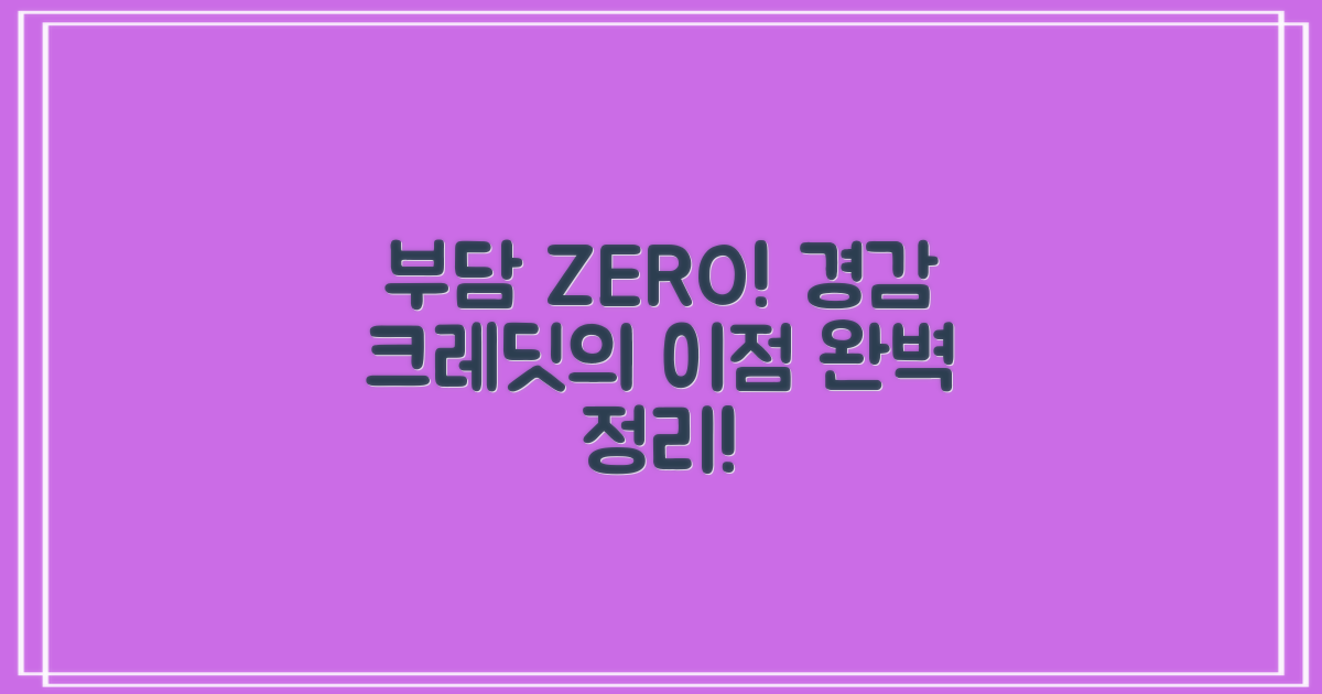 부담경감 크레딧의 이점