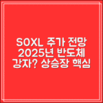 SOXL 주가 전망 2025｜반도체 상승장의 핵심 종목인가?