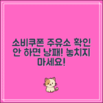소비쿠폰 사용처 주유소 확인 안 하면 낭패 봅니다